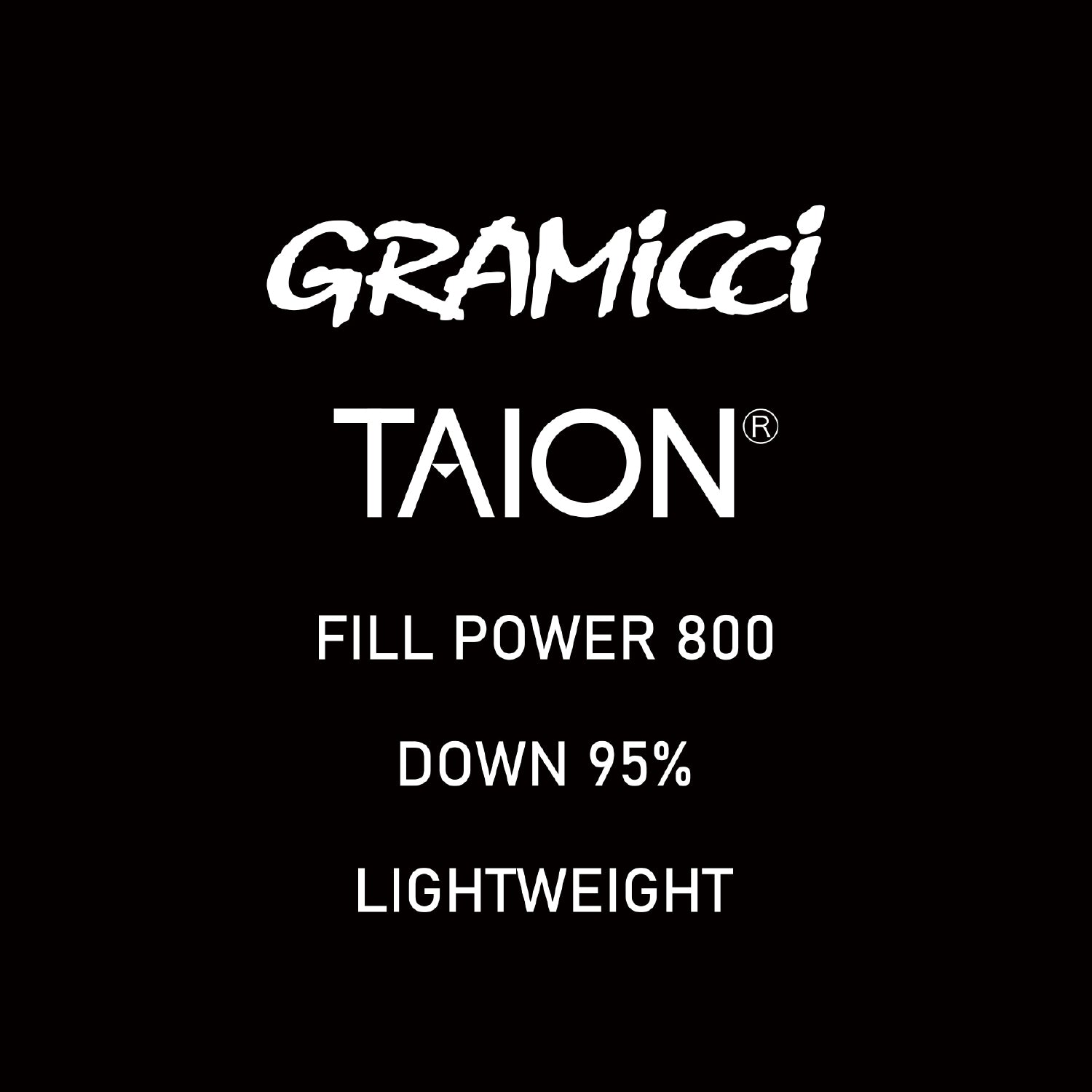 TAION×GRAMICCI 2022 – TAION（タイオン）インナーダウン公式