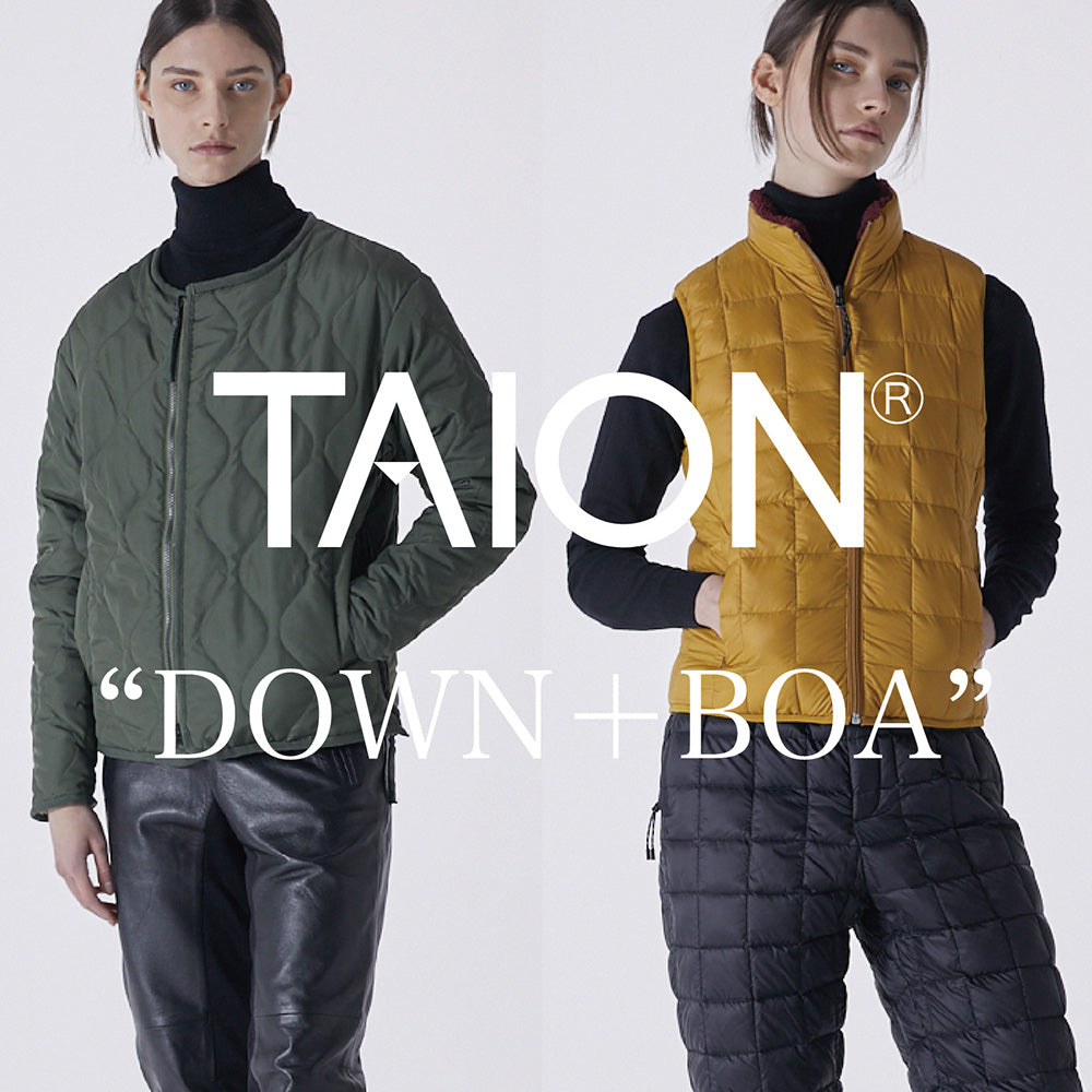 Reversible“DOWN＋BOA” – TAION INNER DOWN WEAR