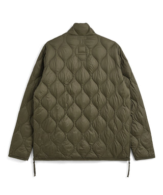 ミリタリー ハイネックWジップ ダウンジャケット-ソフトシェル<TAION-102ALSZML-1>