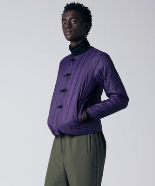 パープル×ブラック(表側)/モデル身長 184cm/着用サイズ L