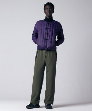 パープル×ブラック(表側)/モデル身長 184cm/着用サイズ L