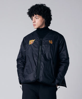 ブラック/モデル身長 180cm/着用サイズ L