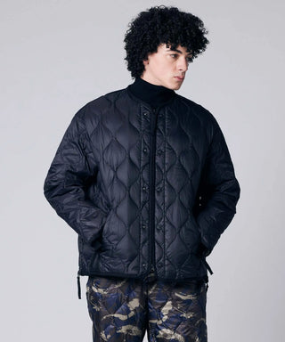 ミリタリー M65 ライナーWジップ ショートダウンジャケット-ソフトシェル<TAION-M65LSZBML-1SH>