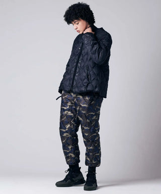 ミリタリー M65 ライナーWジップ ショートダウンジャケット-ソフトシェル<TAION-M65LSZBML-1SH>