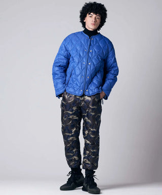 ミリタリー M65 ライナーWジップ ショートダウンジャケット-ソフトシェル<TAION-M65LSZBML-1SH>