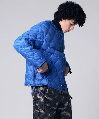 ミリタリー M65 ライナーWジップ ショートダウンジャケット-ソフトシェル<TAION-M65LSZBML-1SH>