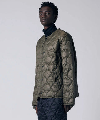 ミリタリー M65 ライナーWジップ ショートダウンジャケット-ソフトシェル<TAION-M65LSZBML-1SH>