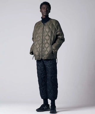 ミリタリー M65 ライナーWジップ ショートダウンジャケット-ソフトシェル<TAION-M65LSZBML-1SH>