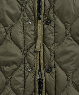 ミリタリー M65 ライナーWジップ ショートダウンジャケット-ソフトシェル<TAION-M65LSZBML-1SH>