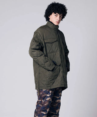 ダークオリーブ/モデル身長 180cm/着用サイズ L