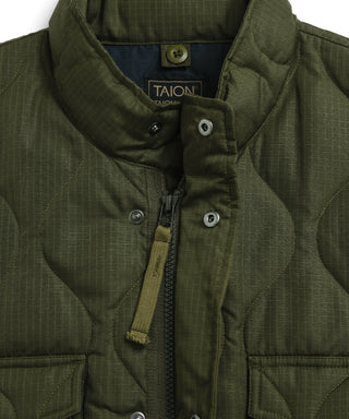 ミリタリー M65 ダウンジャケット<TAION-M65WZML-1>