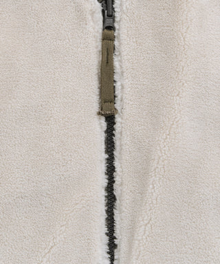 ミリタリー リバーシブル Vネック ボア ベスト<TAION-R001BML-1>