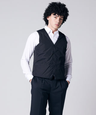 ブラック(裏側)/モデル身長 180cm/着用サイズ L