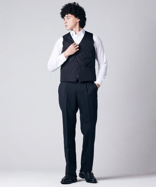 ブラック(裏側)/モデル身長 180cm/着用サイズ L