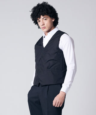 ブラック(裏側)/モデル身長 180cm/着用サイズ L