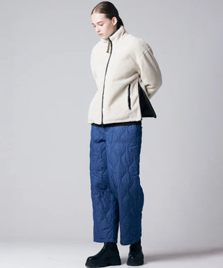 ダークオリーブ×クリーム(ボア面)/モデル身長 170cm/着用サイズ XS