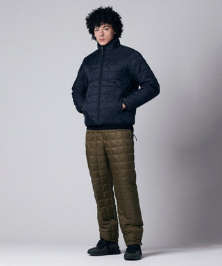 ダークネイビー×ベージュ/モデル身長 180cm/着用サイズ L