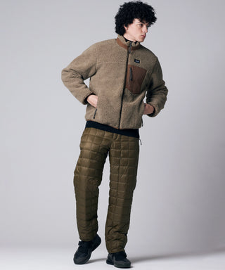 ライトブラウン×ベージュ/モデル身長 180cm/着用サイズ L