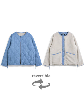 color_ブルーデニム×クリーム