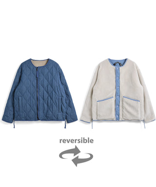 color_インディゴデニム×ベージュ