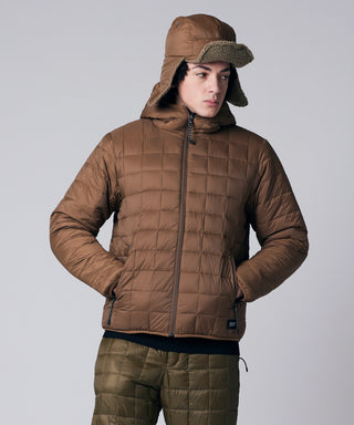 ライトブラウン×ベージュ/モデル身長 180cm/着用サイズ L