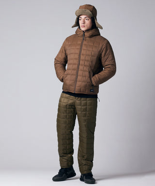 ライトブラウン×ベージュ/モデル身長 180cm/着用サイズ L