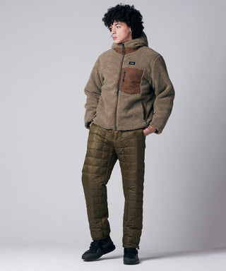 ライトブラウン×ベージュ/モデル身長 180cm/着用サイズ L