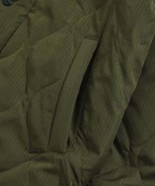 ミリタリー リバーシブル N-1 ダウンジャケット<TAION-R119ZBML-1>