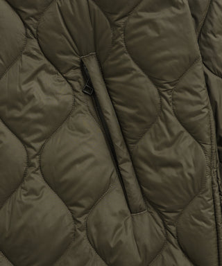 ミリタリー M65 Wジップ ダウンパーカー-ソフトシェル<TAION-WM65LSZBML-1PK>