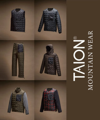 マウンテン クラシックハイネック ライトダウンジャケット<TAION-102BCMT-800SPX>