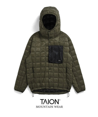 マウンテン ライトダウンフーディー<TAION-106BXMT-800>