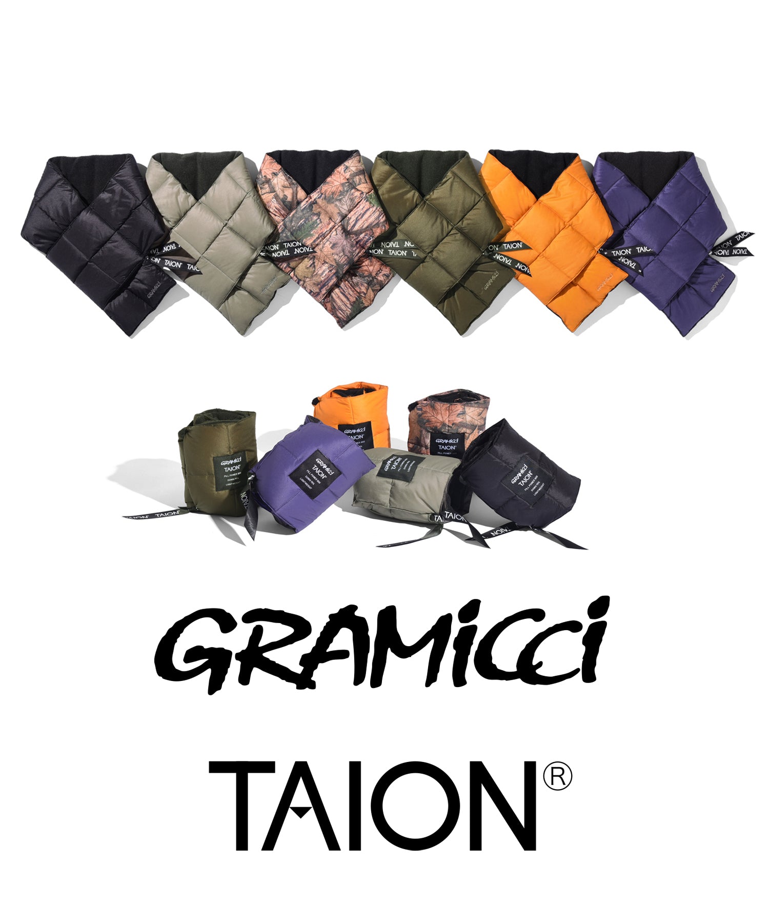 GRAMICCI(グラミチ)【GOODS】ダウンマフラー(G3FA-105-TG) – TAION