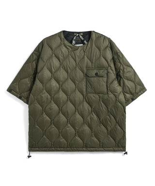 ミリタリー ディタッチャブルスリーブ ダウンジャケット-ソフトシェル<TAION-100ALSDBML-1>