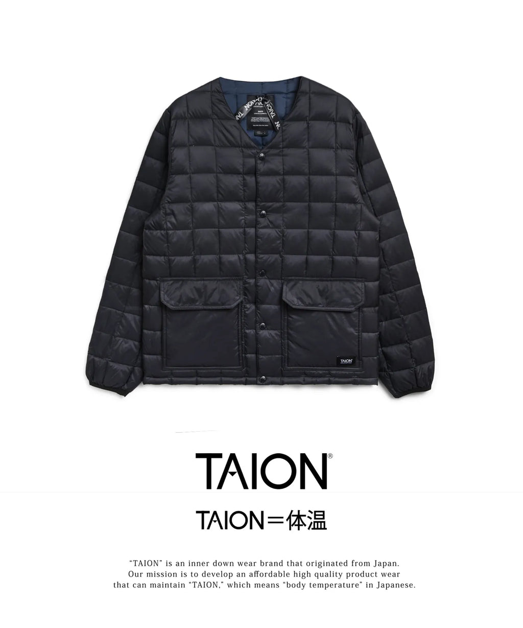 マウンテン Vネック ダウンカーディガン – TAION INNER DOWN WEAR-公式通販サイト