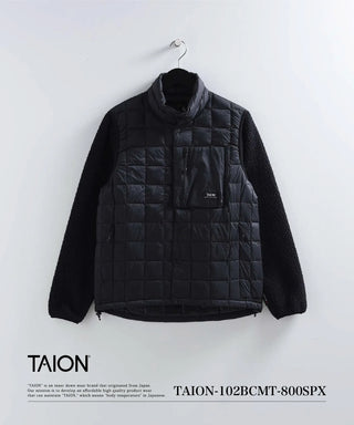 マウンテン クラシックハイネック ライトダウンジャケット<TAION-102BCMT-800SPX>