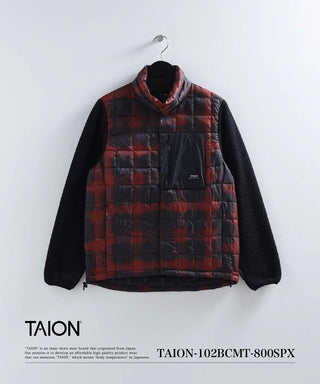 マウンテン クラシックハイネック ライトダウンジャケット<TAION-102BCMT-800SPX>