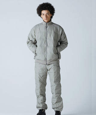 グレーセットアップ/モデル身長 180cm/着用サイズ XL*パンツ別売り(TAION-131TPSC)