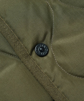 ミリタリー クルーネック ダウンジャケット<TAION-W104B2ML-1>