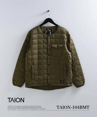 マウンテン クルーネック ダウンジャケット<TAION-104BMT>