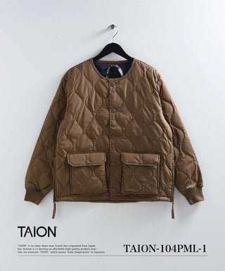 ミリタリー オーバーカーディガン<TAION-104PML-1>