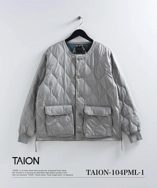 ミリタリー オーバーカーディガン<TAION-104PML-1>