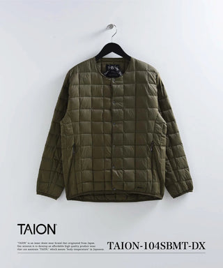 マウンテン アクティブ クルーネック ライトダウンジャケット<TAION-104SBMT-DX>