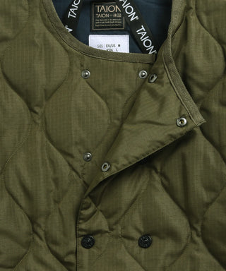 ミリタリー ダブル ダウンジャケット<TAION-104WBPML-1>