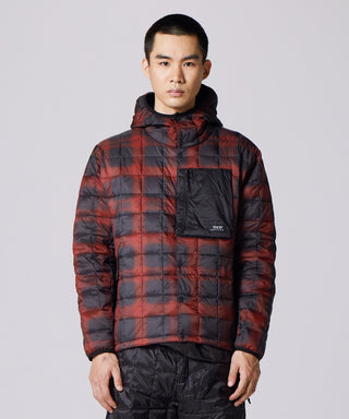 チェック(ブラック/レッド)/モデル身長 180cm/着用サイズ L