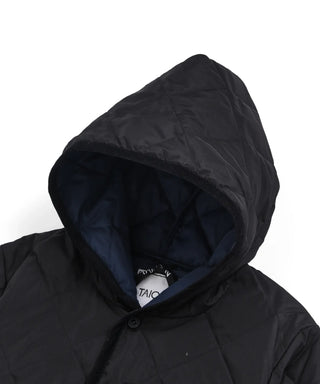 シティ パイピングフード ダウンカーディガン<TAION-106CI>