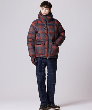 チェック(ブラック/レッド)/モデル身長 178cm/着用サイズ L