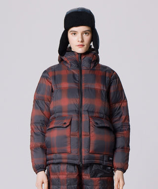 チェック(ブラック/レッド)/モデル身長 169cm/着用サイズ XS