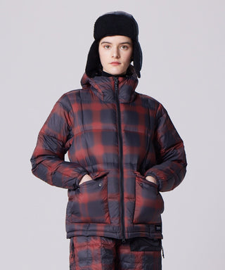 チェック(ブラック/レッド)/モデル身長 169cm/着用サイズ XS