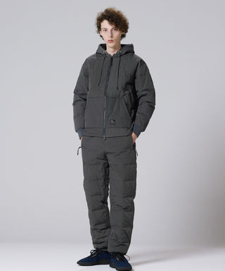 ダークチャコールセットアップ/モデル身長 183cm/着用サイズ L*パンツ別売り(TAION-131TPSC)