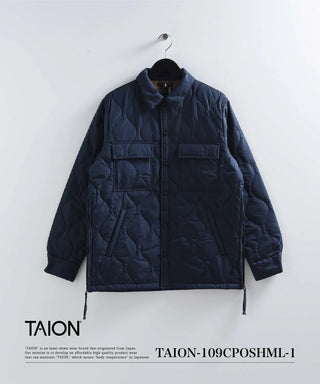 ミリタリー CPOシャツ ダウンジャケット<TAION-109CPOSHML-1>